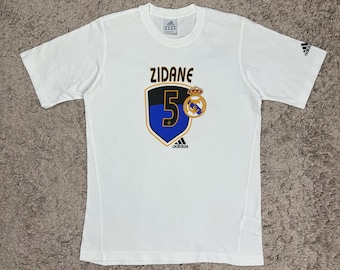 Vintage Adidas Real Madrid Zidane 5 T-shirt