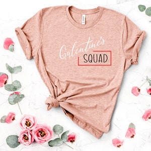 Galentines day shirt, gift for best friend , Valentines Day shirt idea, best friend shirts gift idea, single friends valentines day shirts image 1