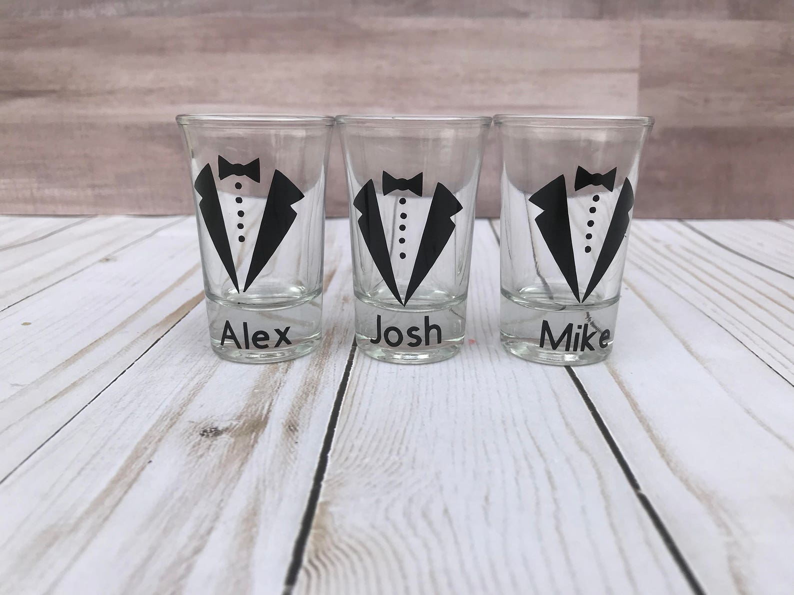 Personalized Groomsmen Shot Glasses Bachelor Party Shot Etsy UK