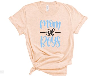 Mamá de los niños Madres Día Camiseta de Regalo , Niño Mamá Camisa, Camisas para mamá, Niño Mamá, La vida es mejor con mis chicos, Niño mamá camisa camiseta gráfica