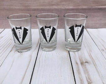 Vasos de chupito personalizados para padrinos de boda, vasos de chupito para despedida de soltero, regalos para padrinos de boda, regalos para la fiesta de bodas, detalle de boda, vasos de chupito, novio