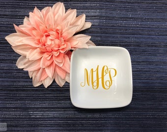 Mrs ring dish- trinket jewelry holder dish- engagement gift - bride to be ring dish holder gift- future mrs gifts- gift for bride to be