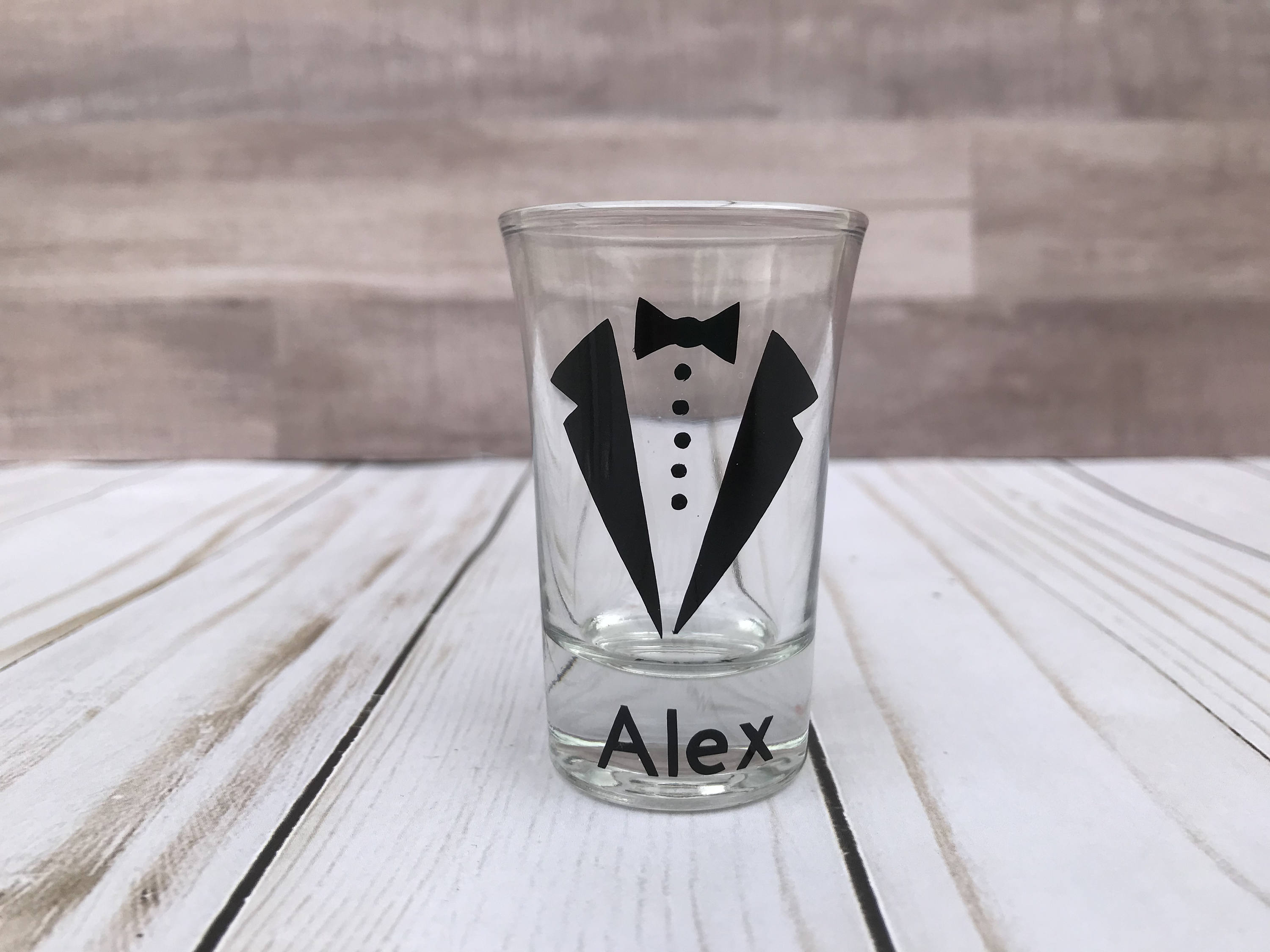 Personalized Groomsmen Shot Glasses Bachelor Party Shot Etsy UK