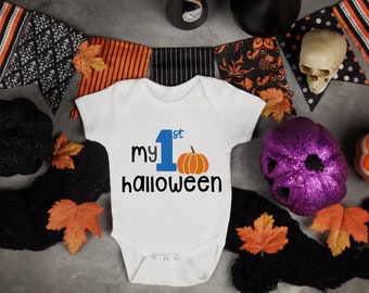 Baby Boy's First Halloween Onesie®, Boys First Halloween, Newborn 1st Halloween, 1st Halloween Outfit Boy, Baby Boy Halloween