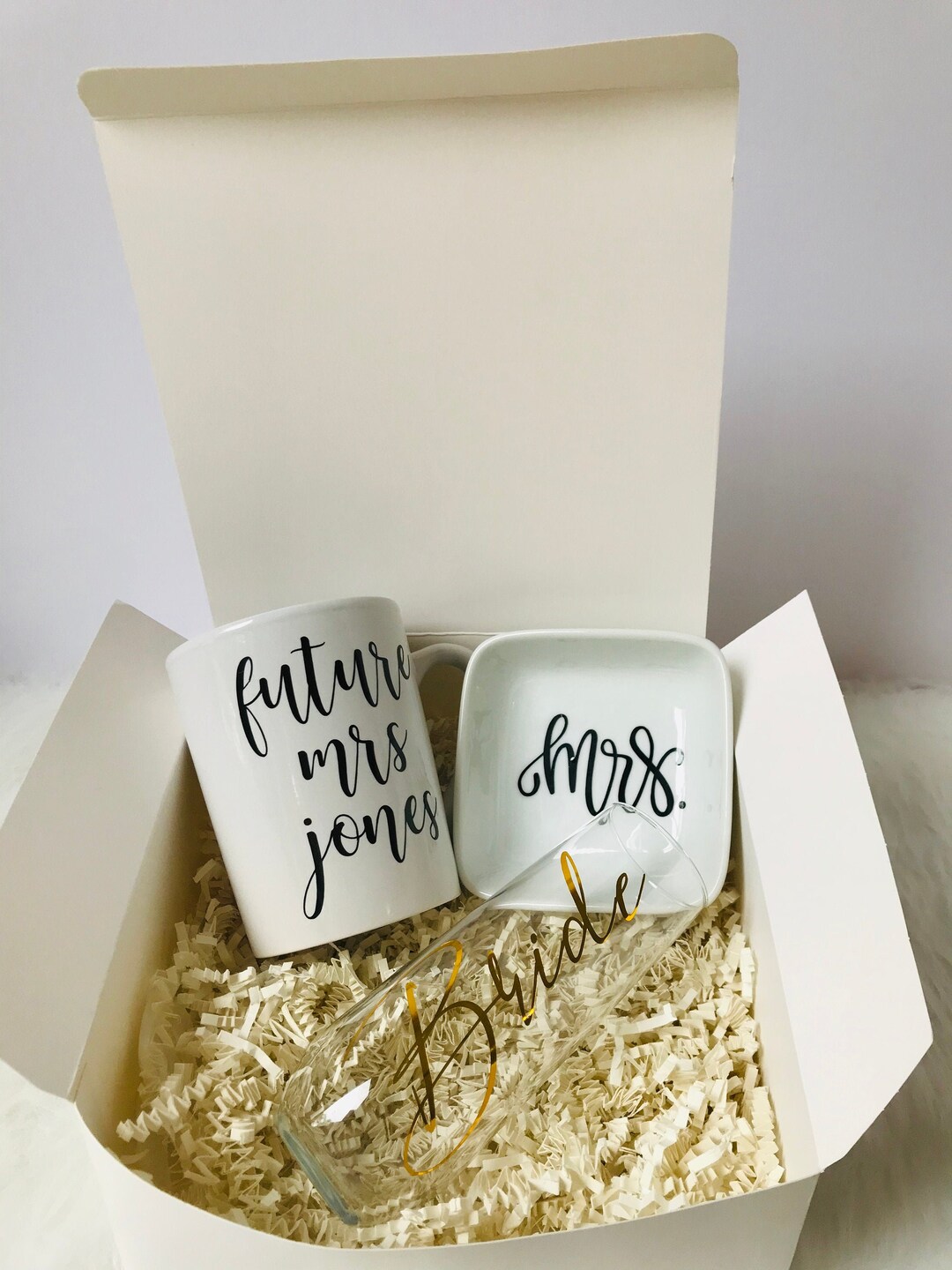 Bride Gift Box Set , Engagement Gift Box, Future Mrs Gift Set, Bride ...