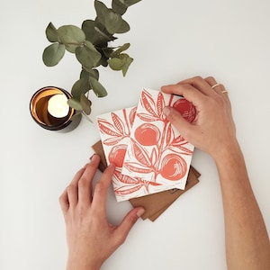 Diario piantabile con fiori astratti, quaderno con stampa a blocchi, formato A6, agenda tascabile, diario per giardinieri
