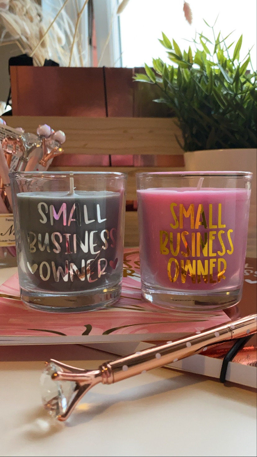 Small business owner Candle small business gift small Etsy