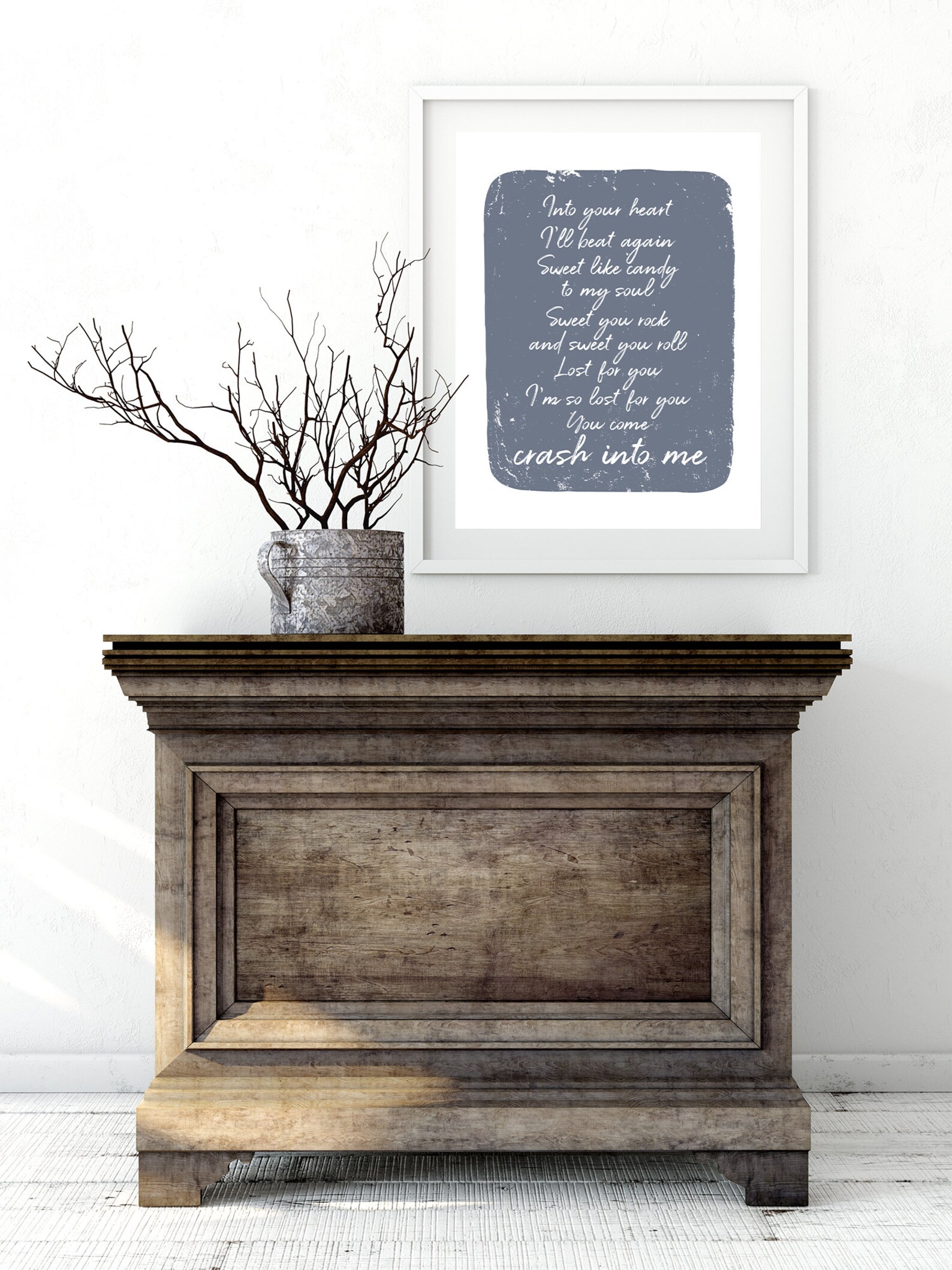 Dave Matthews Band Crash Into Me Song Lyric Printable Music Etsy