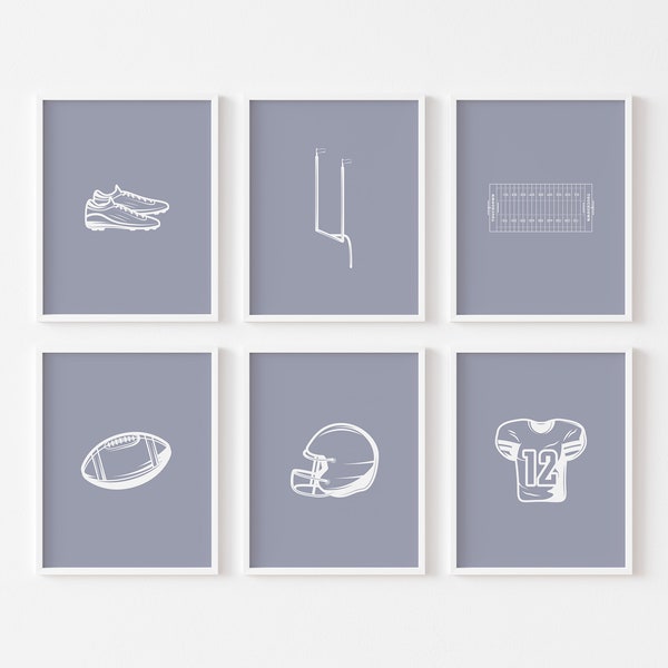Football Nursery Etsy