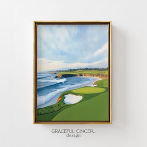 Golf Course Print: Green Sports Wall Art (Printable Digital Download)