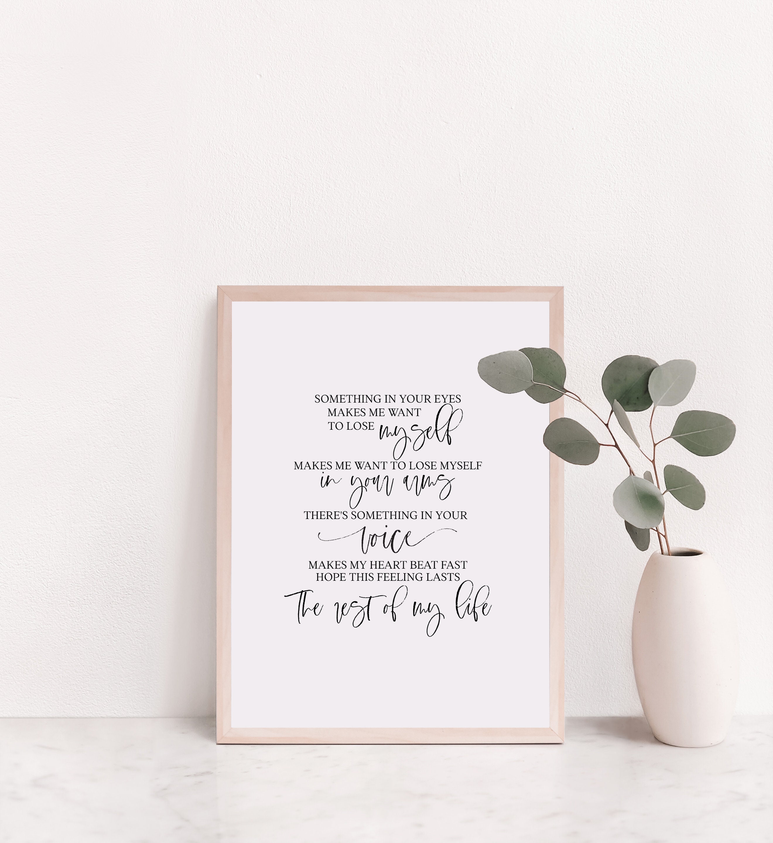 Feels Like Home Song Lyrics Printable Home Decor Printable | Etsy