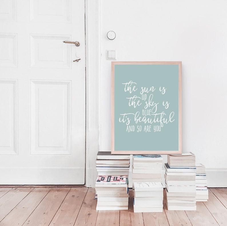 Beatles Song Lyric Wall Art Dear Prudence Lyrics Print Etsy