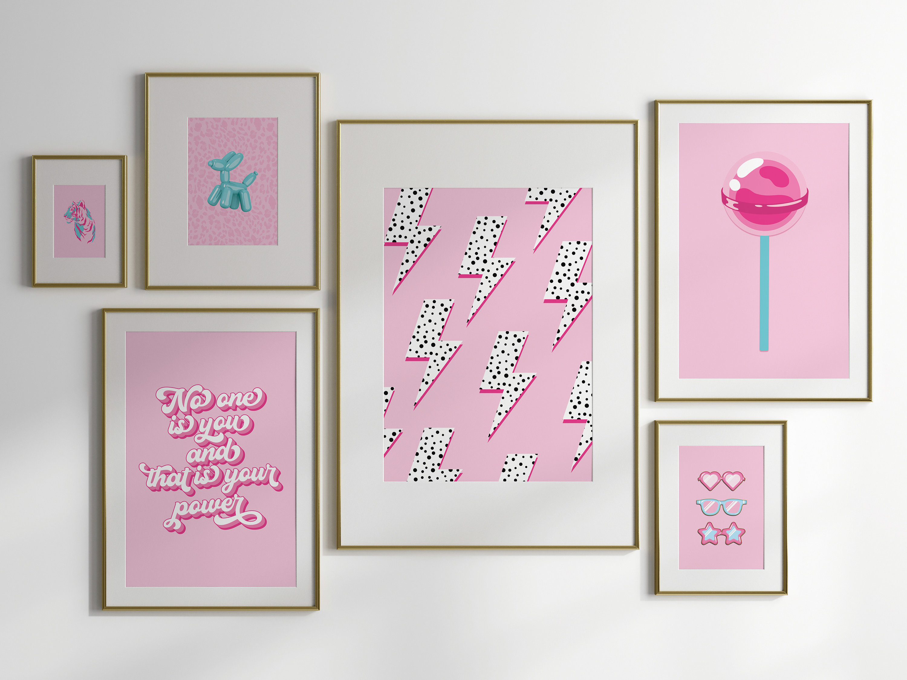12 Set of Nature Pink and Green Prints, Girl Bedroom Printable Wall Art, Teen  Girl Wall Decor Set, Natural Prints Bundle, Collage Print Set 