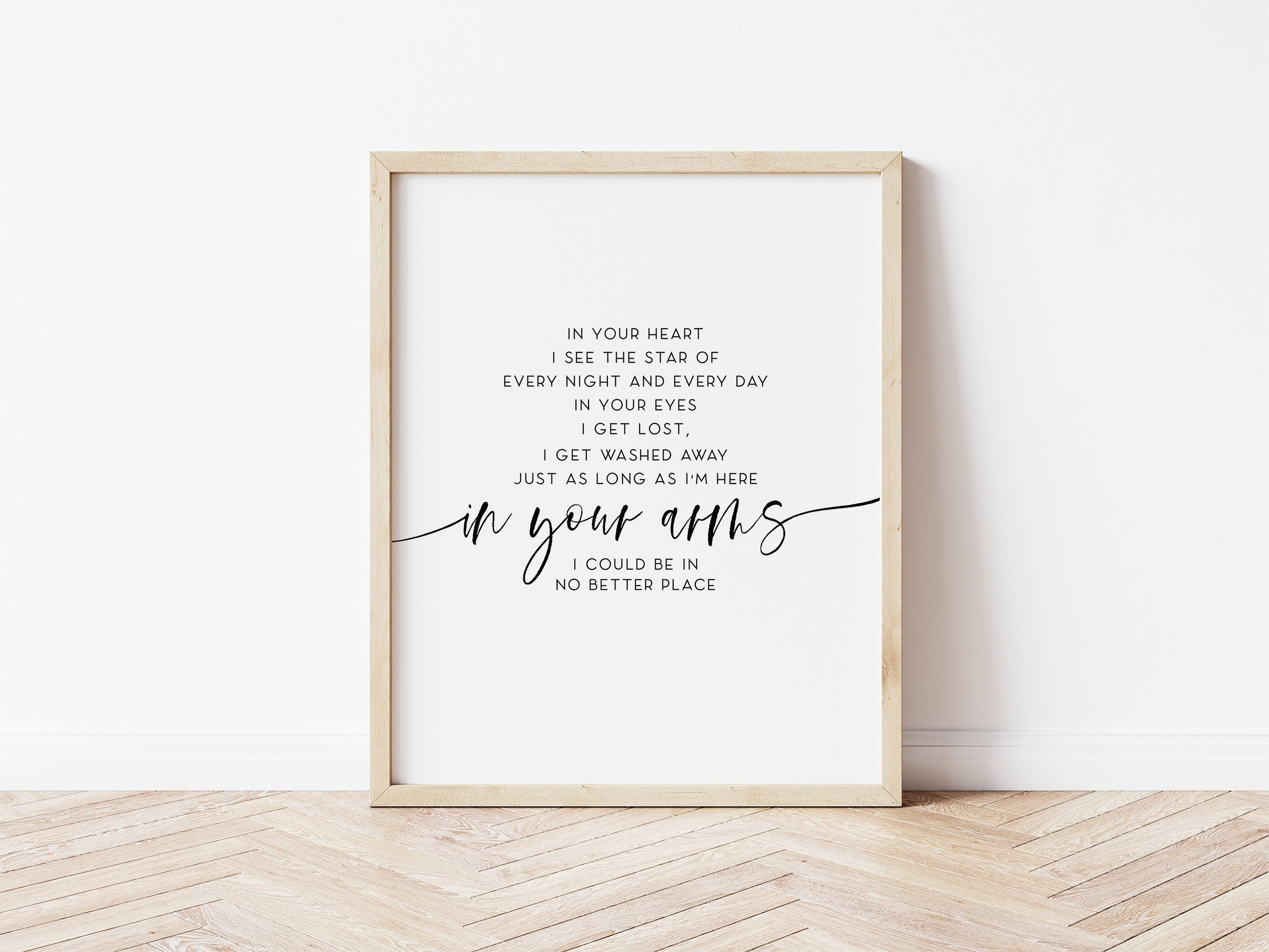The Best Song Lyrics Verse Wall Art Tina Turner Music Print Etsy