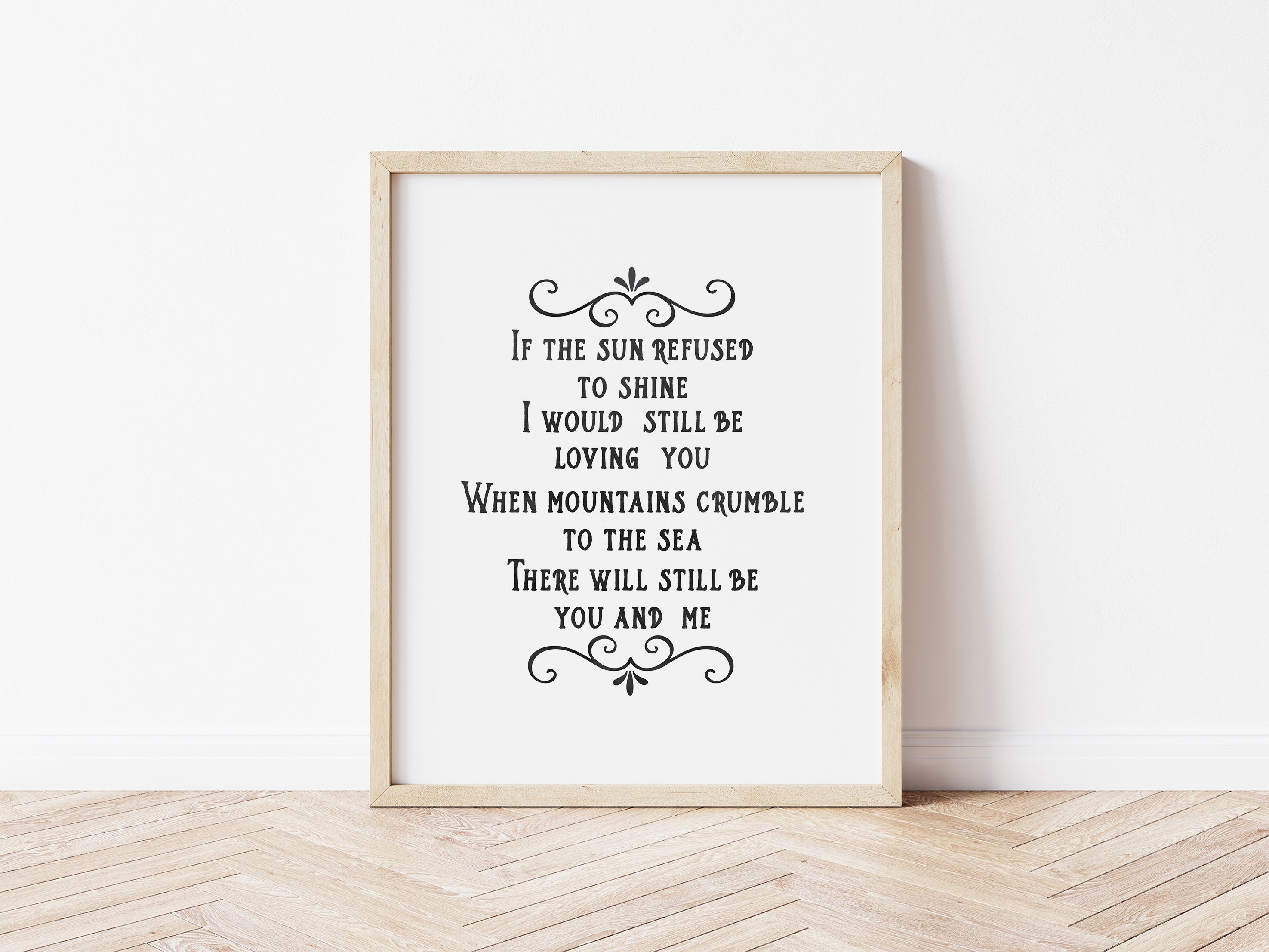 Robert Plant The Greatest Gift White Heart Song Lyric Print