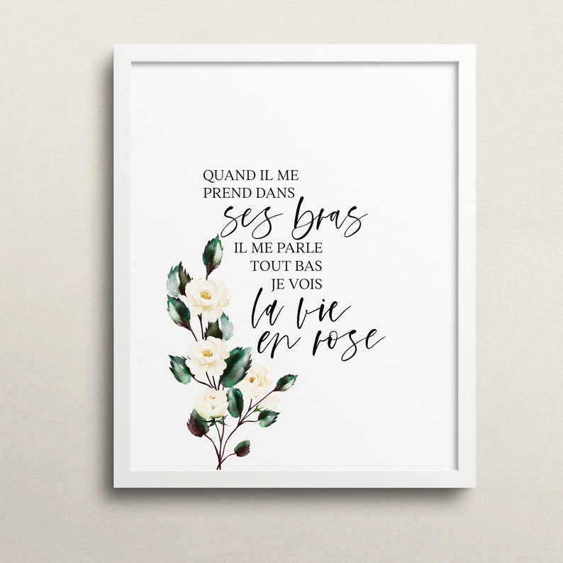 Letra De La Vie En Rose Español