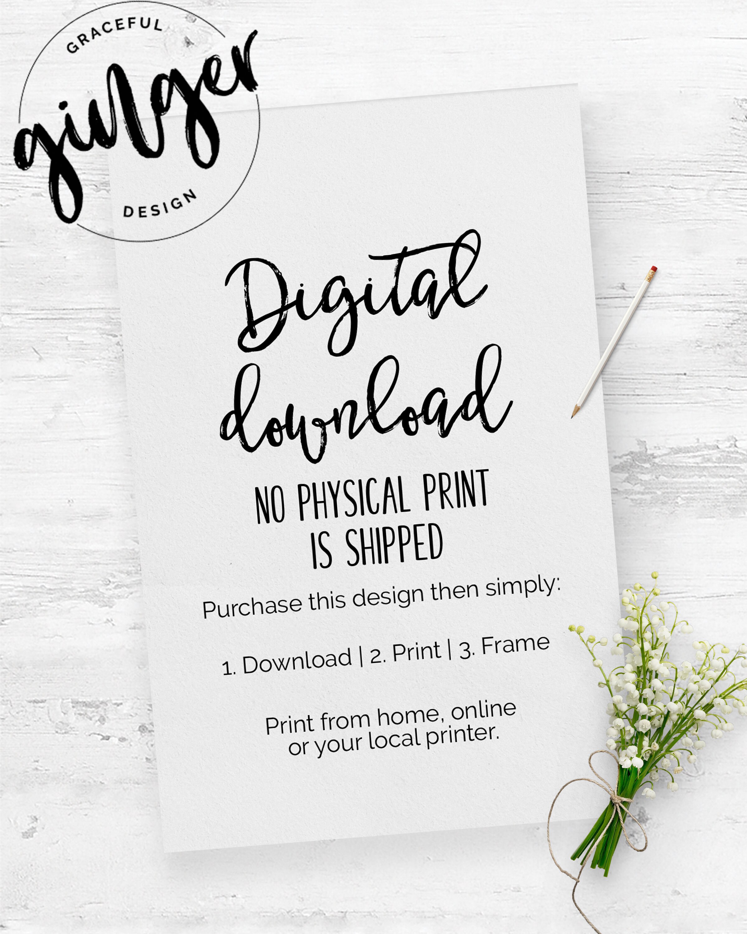 Navy Blue Flower Print Printable Wall Art Floral Bouquet - Etsy