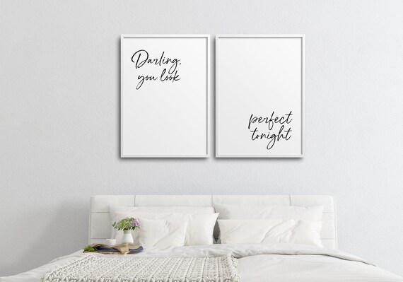 Bedroom Prints Perfect Lyrics Print Wedding Present Digital Download Wall Art Mr and Mrs Bedroom Prints Perfect Lyrics Print Wedding Present Digital Download Wall Art Mr and Mrs