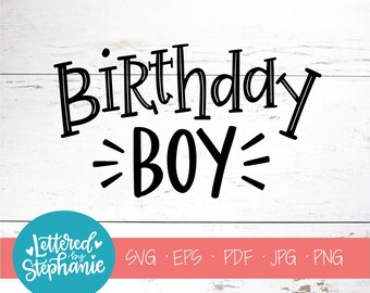 Download Birthday boy svg | Etsy