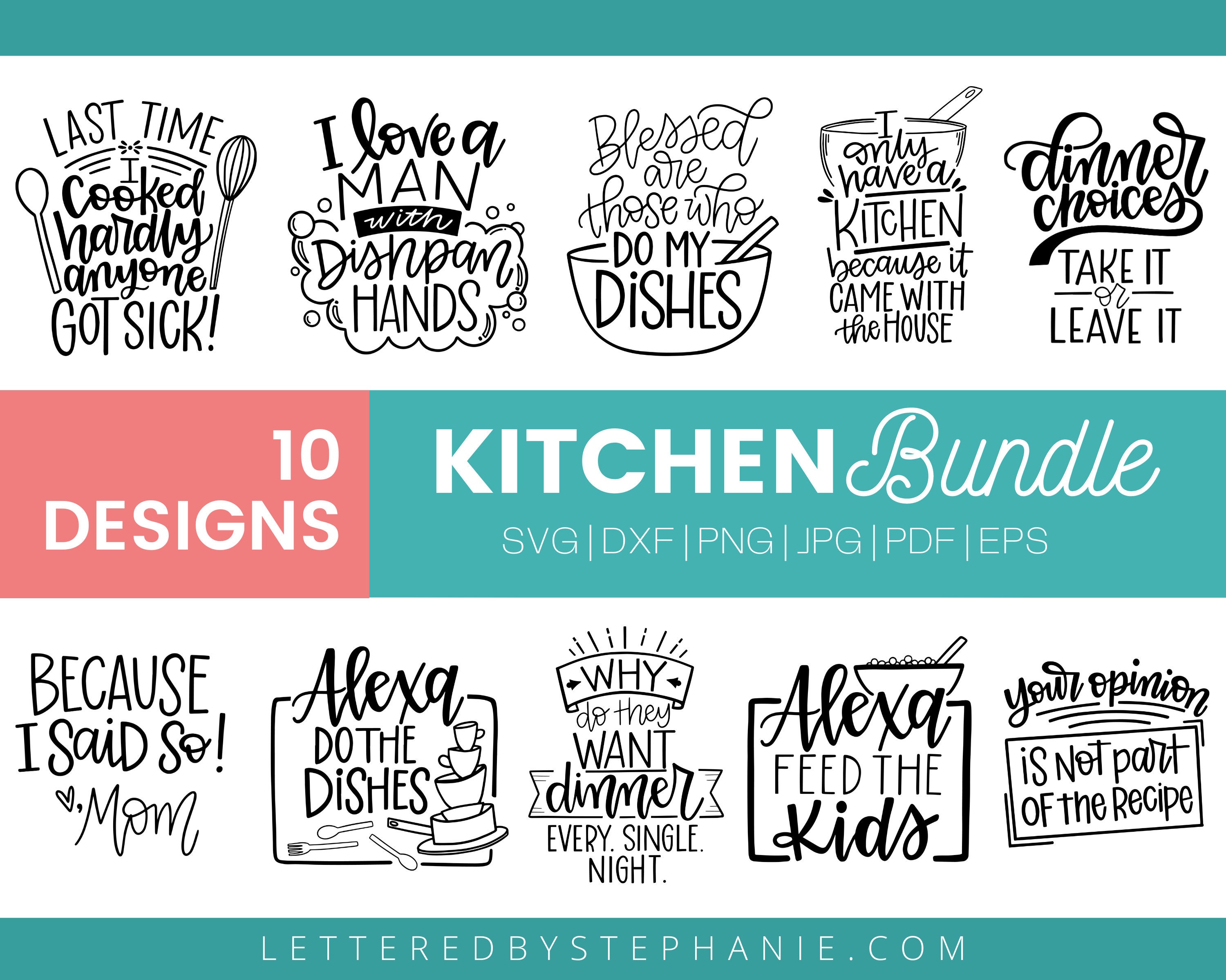 Funny Kitchen Sayings Pack