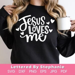 Gesù mi ama file di taglio svg, questo lo so canzone svg file di taglio cristiano canzone della Bibbia svg scuola domenicale svg gruppo della chiesa svg scritto da stephanie