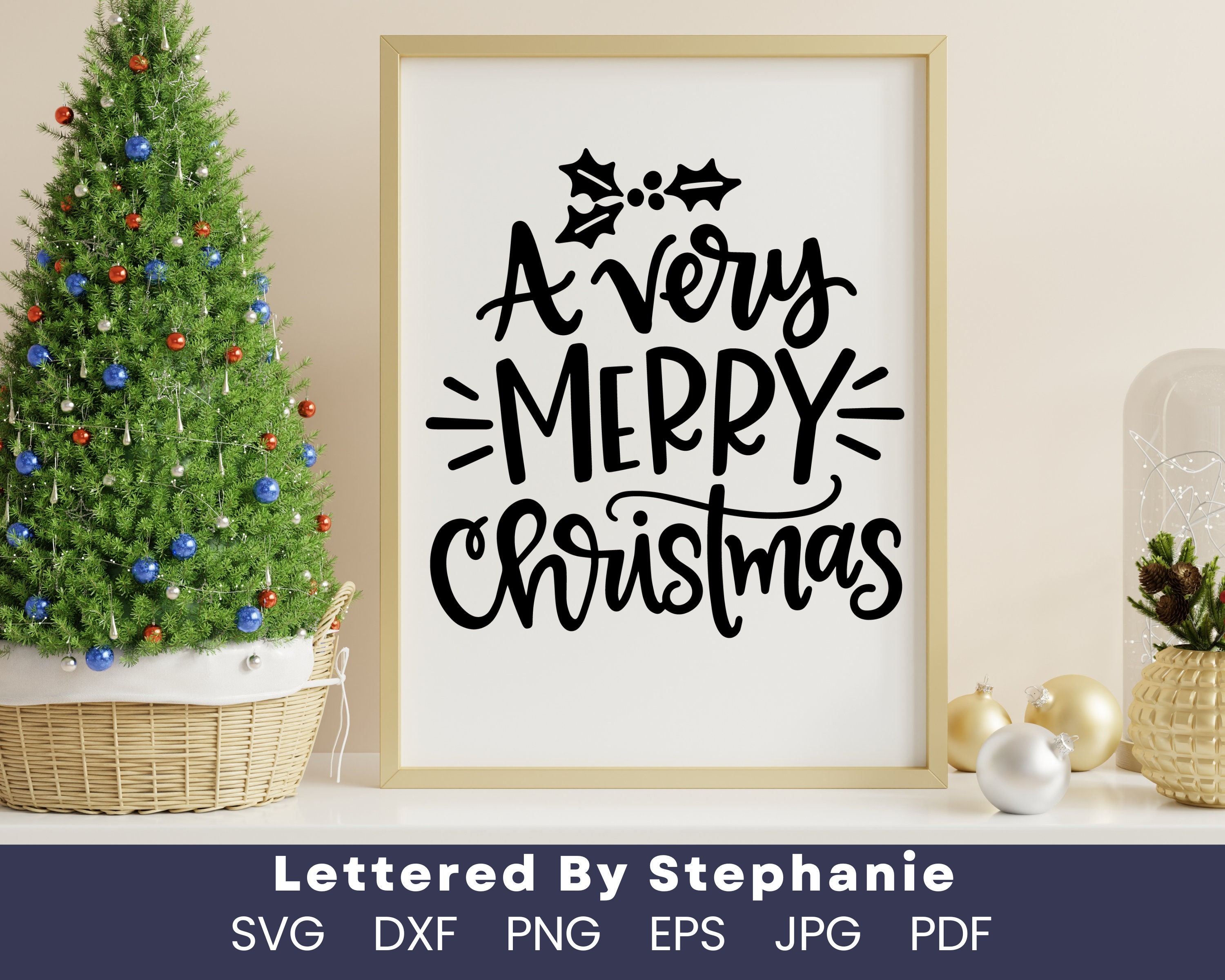 Very Merry Christmas Stickers – Brown Paper Crafts