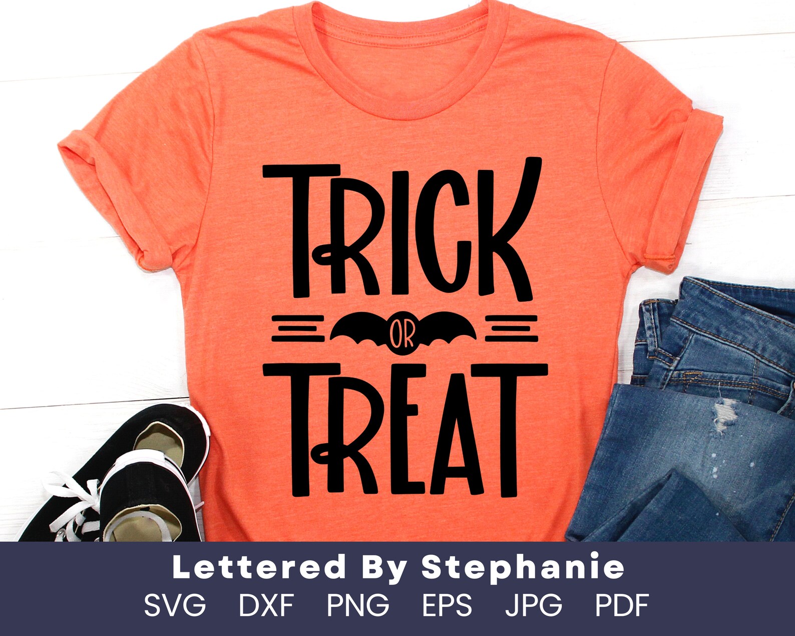 Trick or Treat SVG Cut File, Cute Halloween Trick or Treat Svg for ...