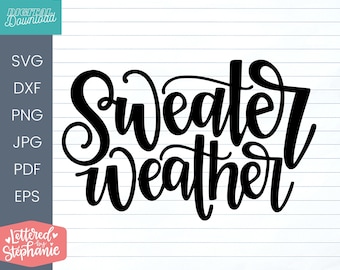 Pull météo svg coupe fichier, soirées d’automne SVG coupe fichier, automne citation svg, automne sweat design pour cricut ou silhouette projets de bricolage