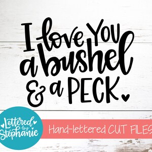 I Love You A Bushel A Peck Baby Onesie Baby Shower Gifts Etsy