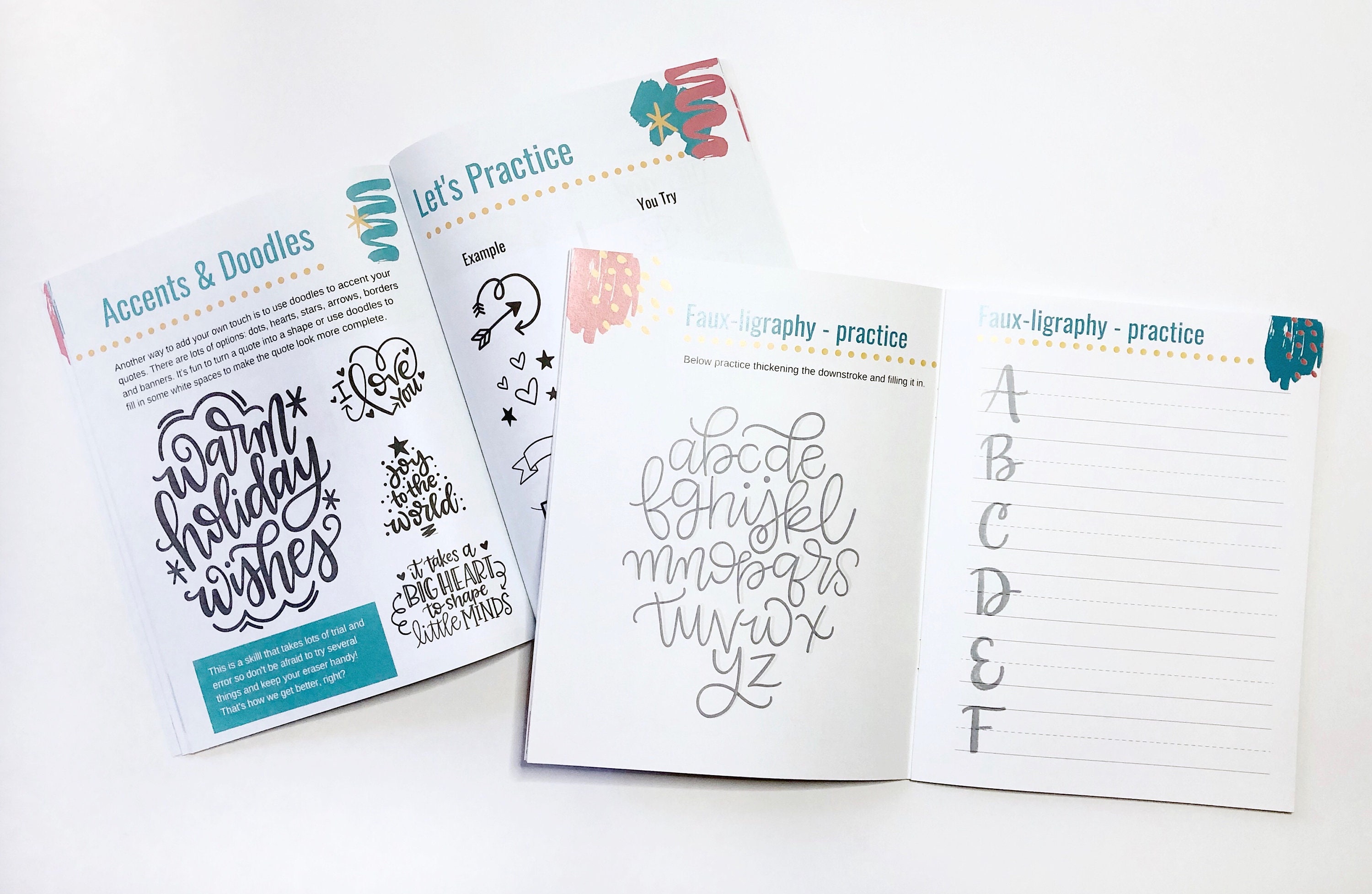 Mastering Modern Calligraphy Book – Look Inside! – Learn new lettering  styles 