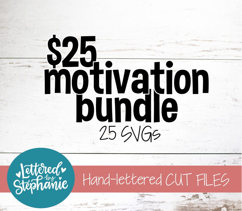 Download Motivational SVG Bundle tshirt svg wood sign svg positive | Etsy
