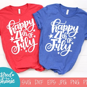 Joyeux 4 juillet, fichier de coupe SVG, fichier numérique, svg à caractères, 4 juillet svg, svg Amérique, pour cricut, pour silhouette, citation svg, dxf