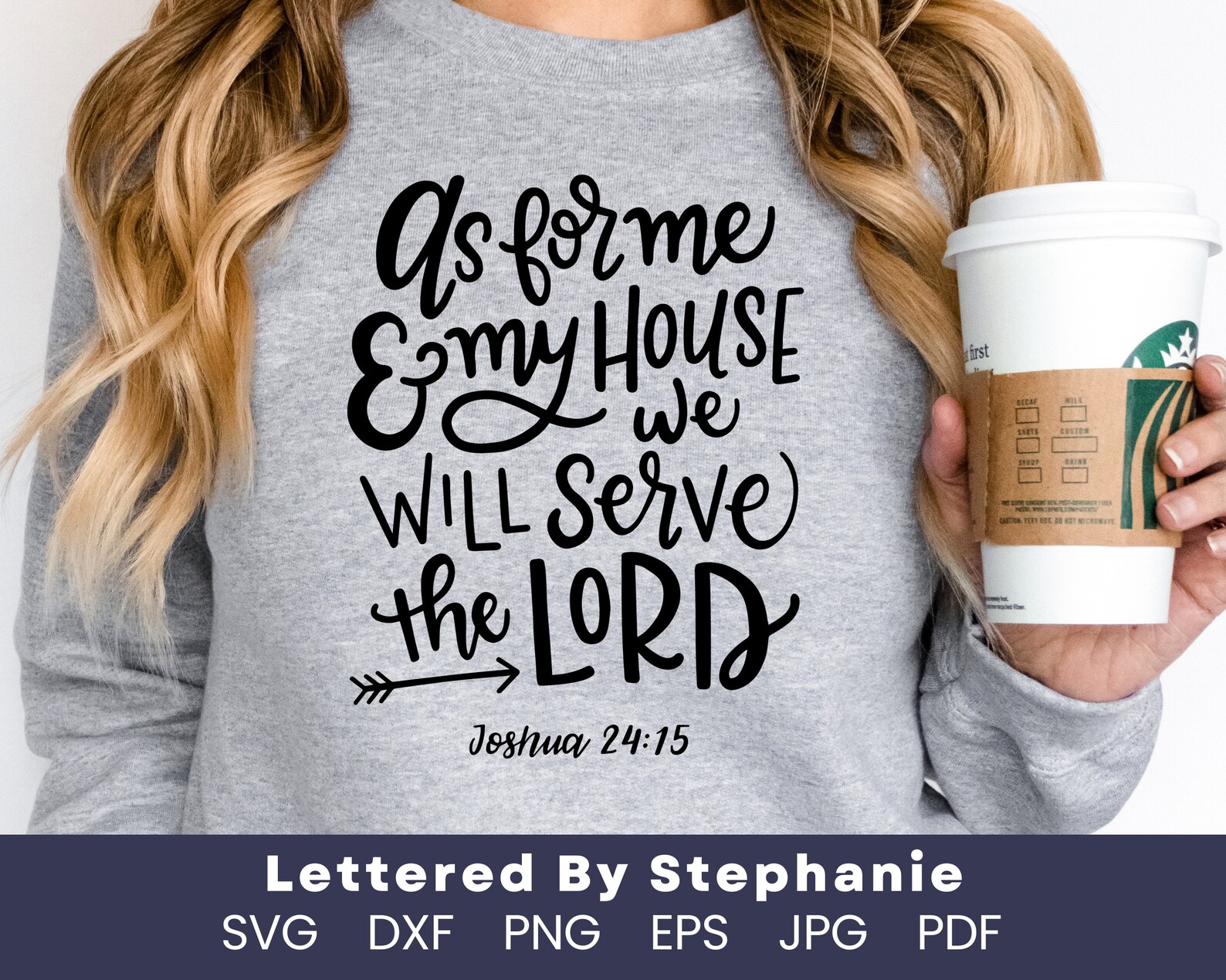 As for Me and My House We Will Serve the Lord SVG Cut File Bible Verse ...