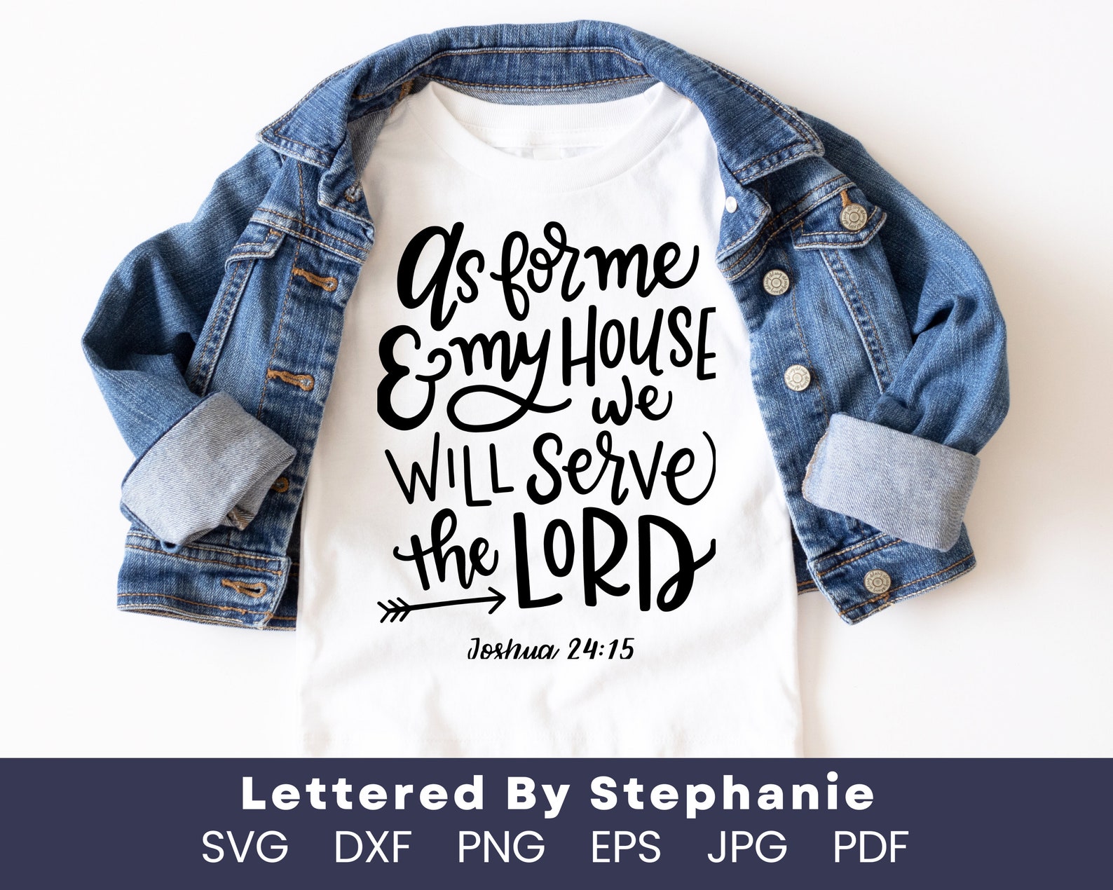 As for Me and My House We Will Serve the Lord SVG Cut File Bible Verse ...