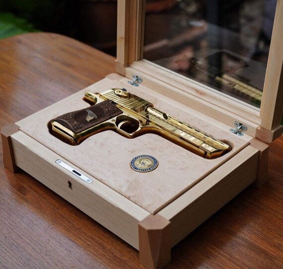 Handcrafted Desert Eagle Display Case Custom Made by Robert Etsy Canada