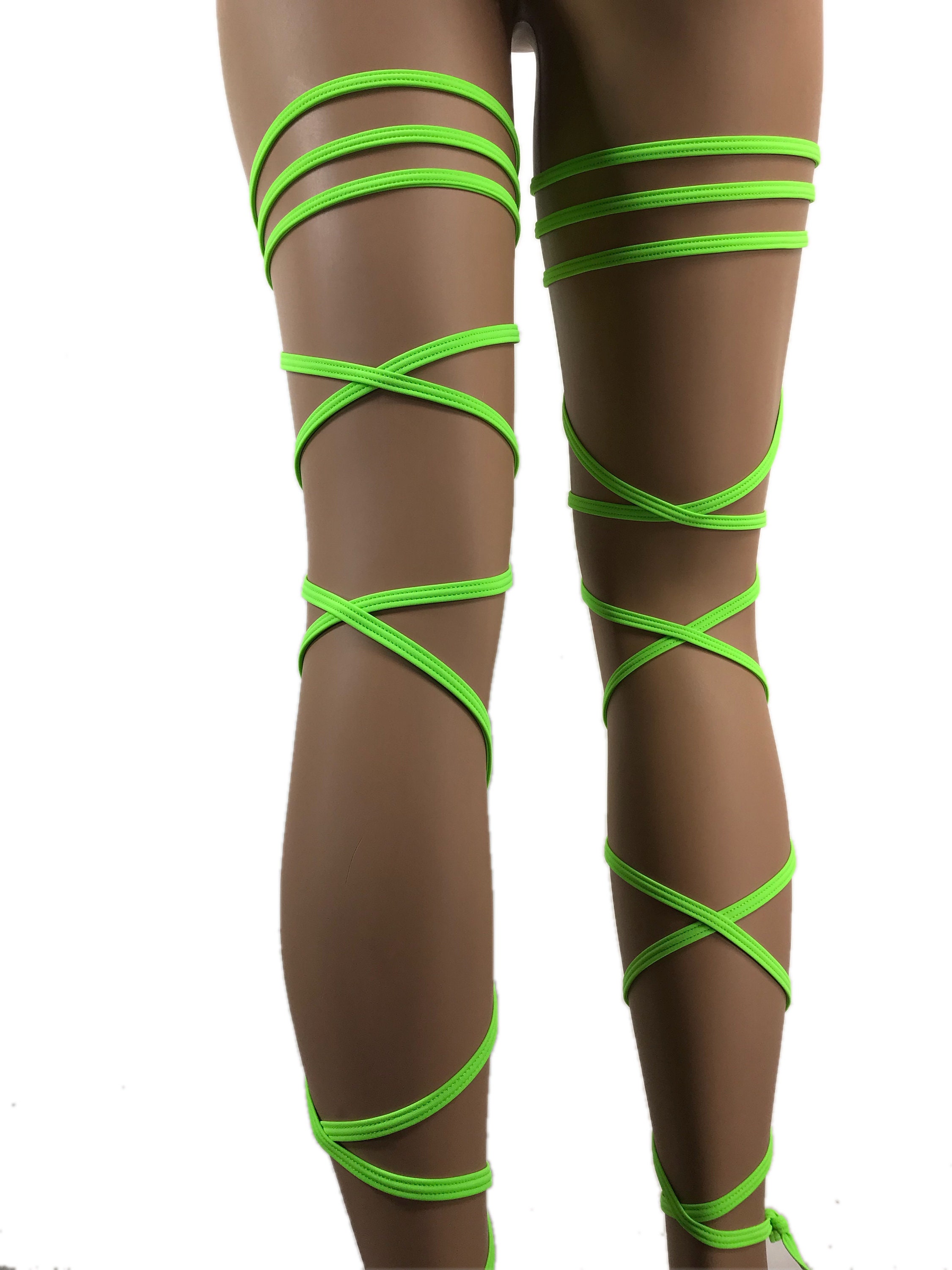 Freya's Garter Leg Wraps for Rave Dancing Festival Music Etsy