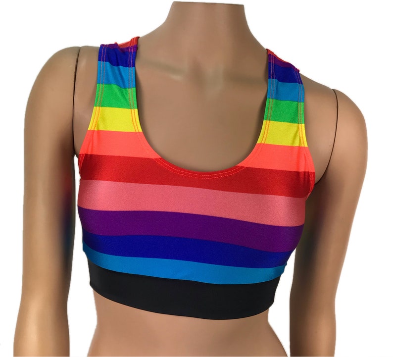 gay pride sports bra