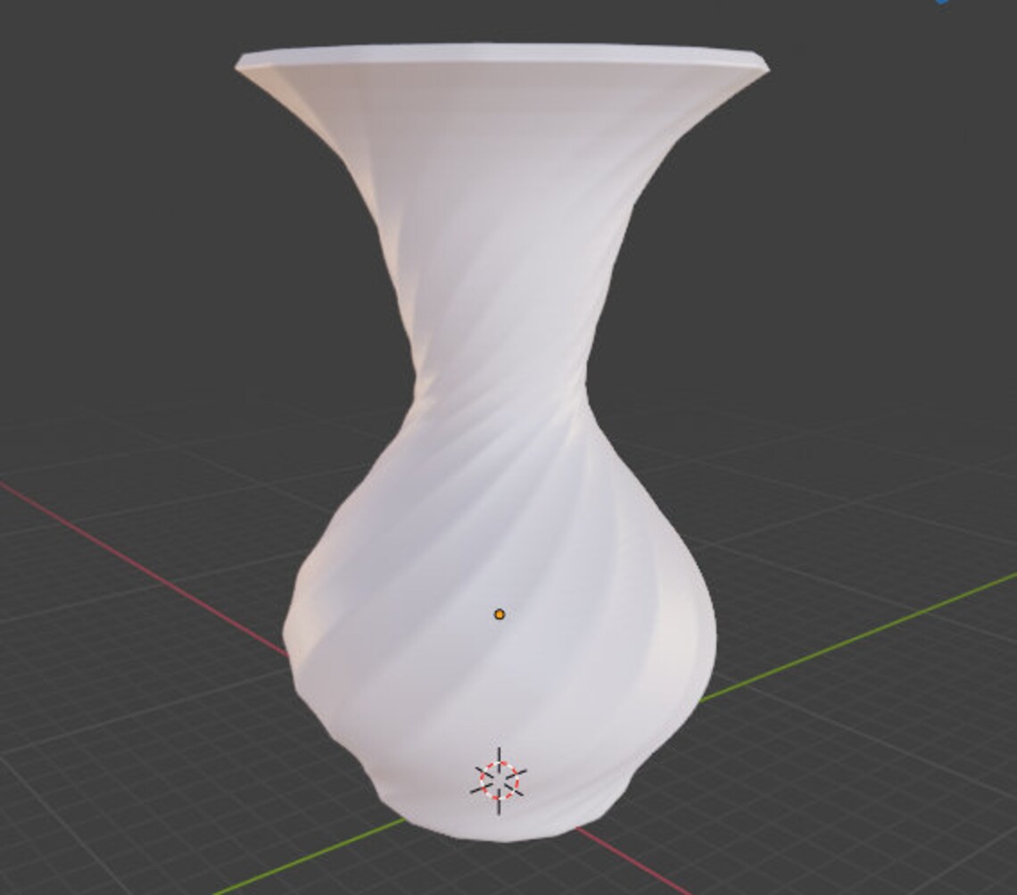 STL Printing file 3D flower Vase Modern Home or Office Etsy