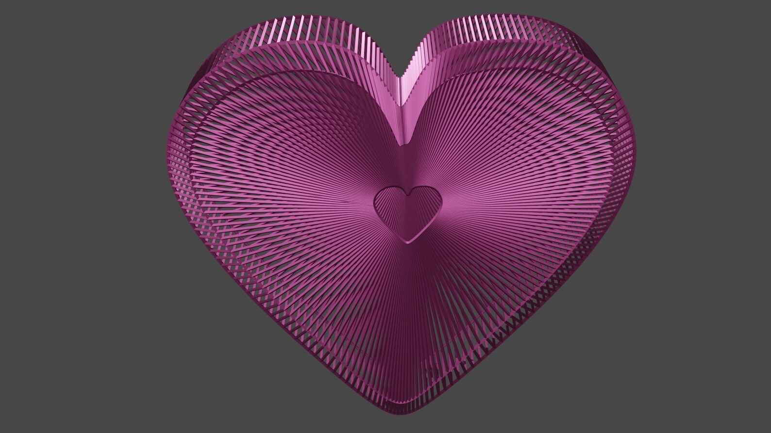 STL Printing File Heart Shape 3D File WireFrame Heart Love | Etsy