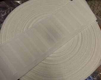 Curtain Buckram Tape Header Tape For Curtains Plain White Etsy
