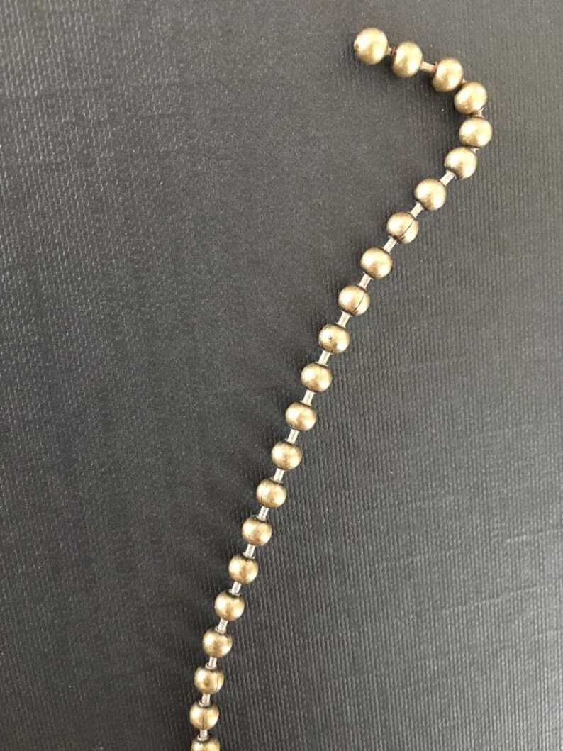 Roman /& Vertical Blinds No.10 RAW BRASS CHAIN Ball Diameter 4.5mm Pitch 6mm For Roller Sold Per Meter