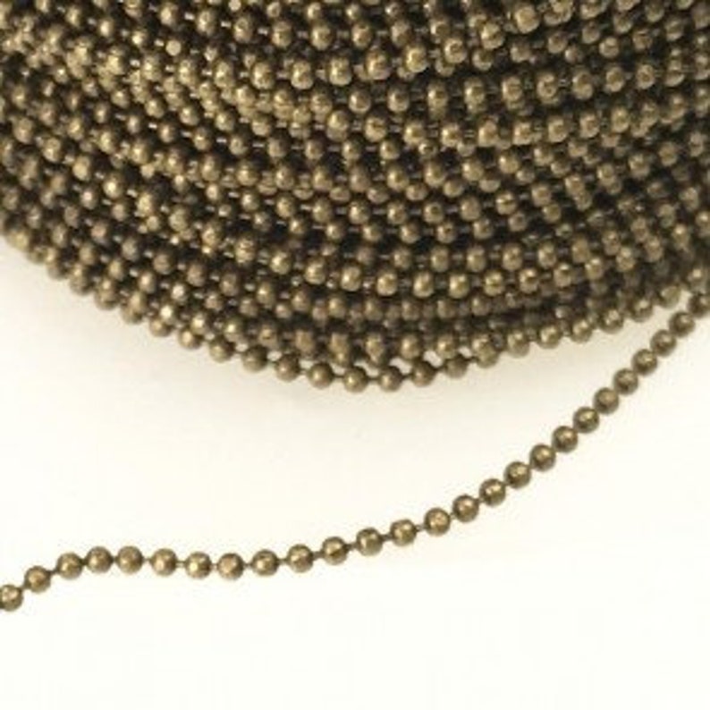 Roman /& Vertical Blinds No.10 RAW BRASS CHAIN Ball Diameter 4.5mm Pitch 6mm For Roller Sold Per Meter