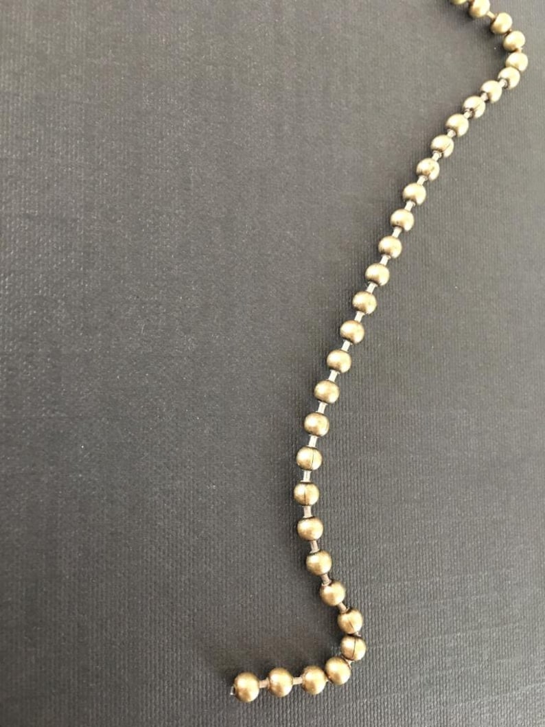 Roman /& Vertical Blinds No.10 RAW BRASS CHAIN Ball Diameter 4.5mm Pitch 6mm For Roller Sold Per Meter