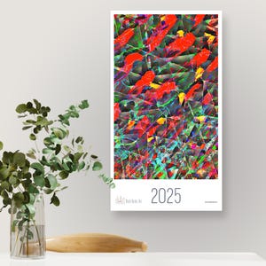 Wall Art Calendar 2025, Planner 2025, Christmas Gift, 2025 Calendar, Ruth Kedar Fine Art Calendar, Gift for Art Lovers, Merch
