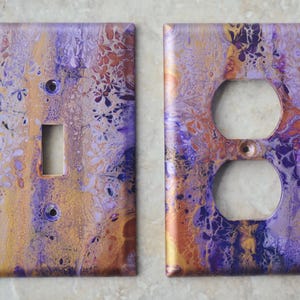 Vertido acrílico sobre 2 placas de pared #DM516, temática de la época dorada, acabado mate, tamaño mediano