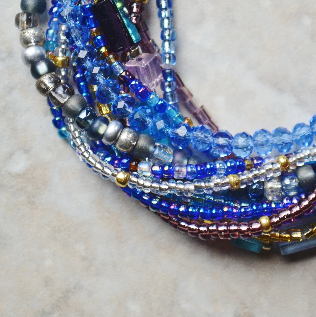 Stretch Bracelets, Elastic Beaded Bracelet Set, 12 Seed Beads Bracelets. Twilight Theme. - Etsy