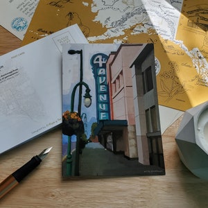 4th Ave Postcard |Anchorage Postcards | Downtown Anchorage | Postcard USA