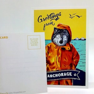 Cartes postales Husky Alaska Styles
