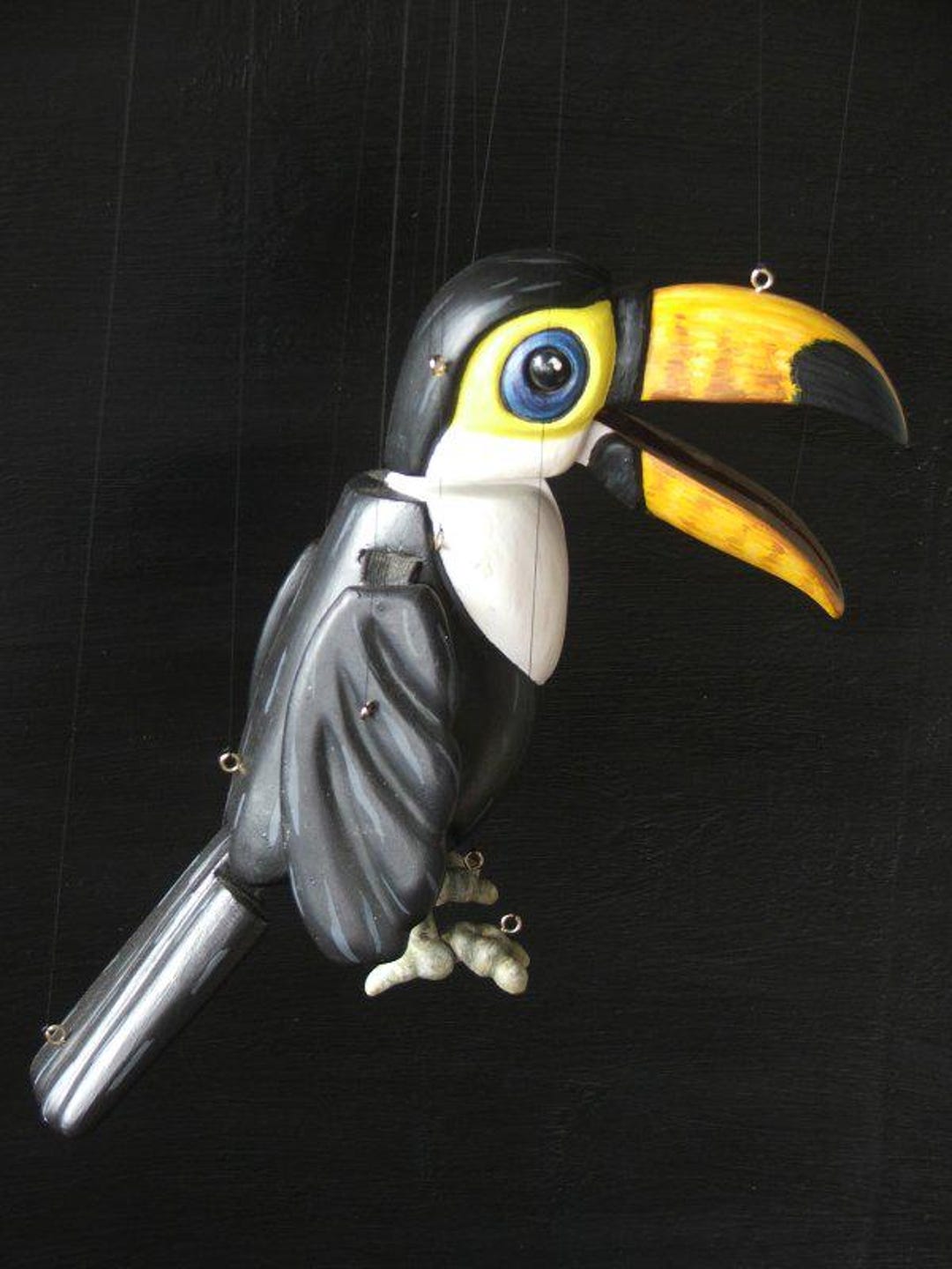 Toucan Marionette Bird Strung Puppet Marionette Hand Made to Order in ...