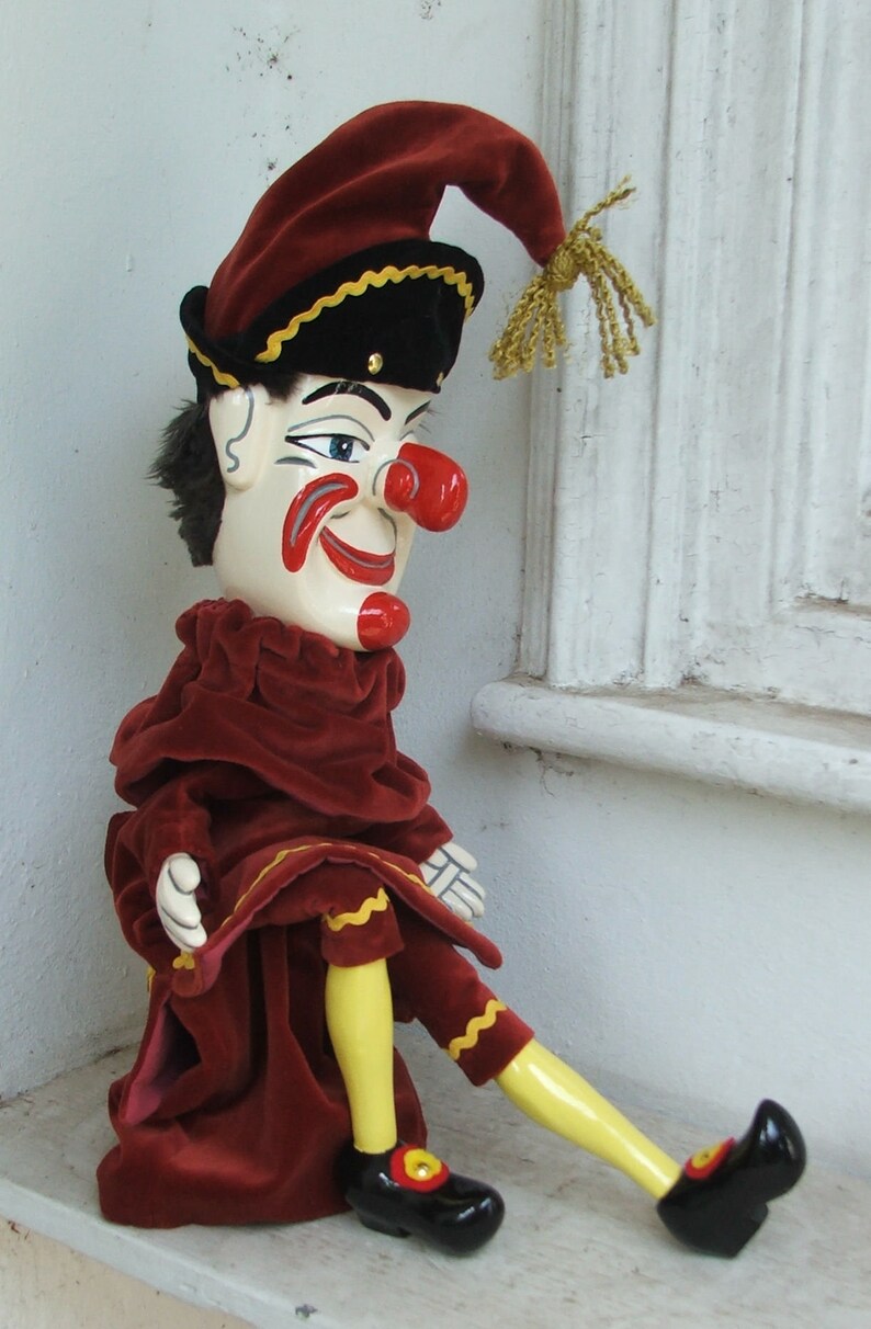 Punch and Judy Puppets Hand Carved and Painted in Etsy Australia